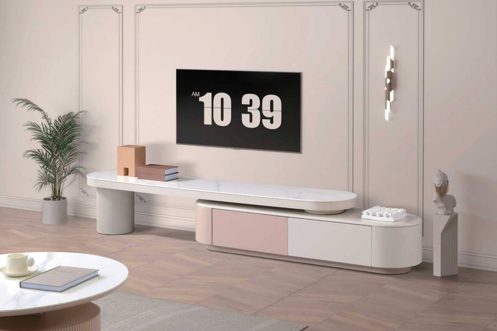 Aero Curve Media Console